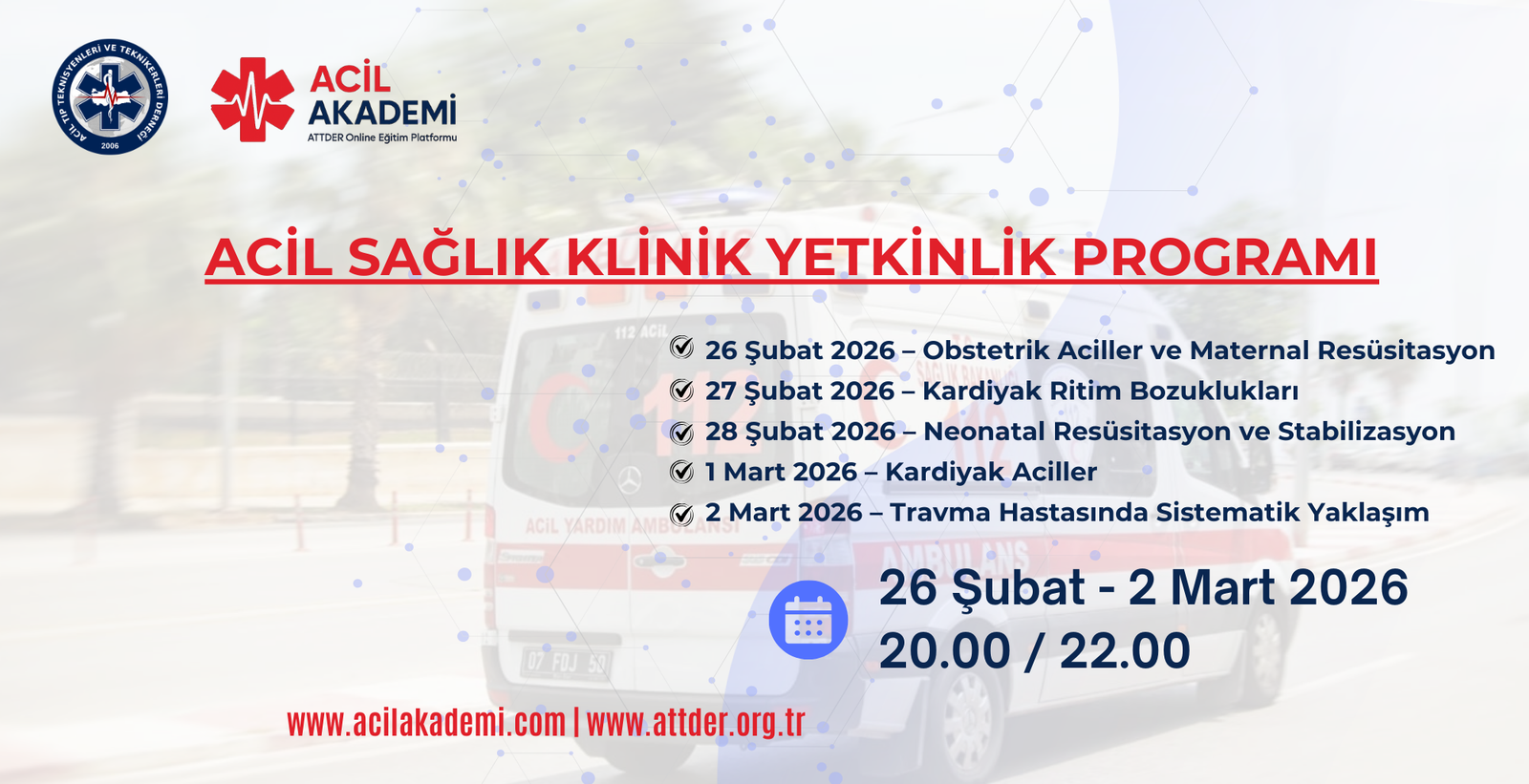 Acil Sağlık Klinik Yetkinlik Programı